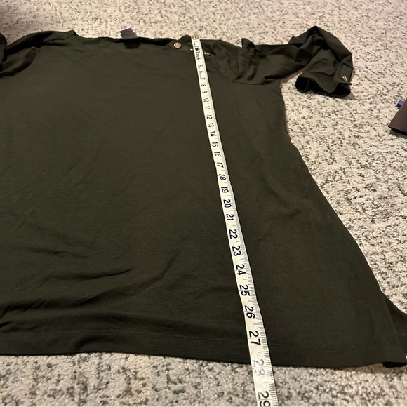 Chico’s Dark Green Touch of Cool Hardware Tunic Size XL - Picture 13 of 13